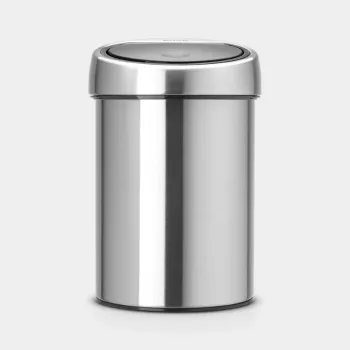 Afvalemmer BRABANTIA Touch Bin 3 L, mat staal, model 36 39 86