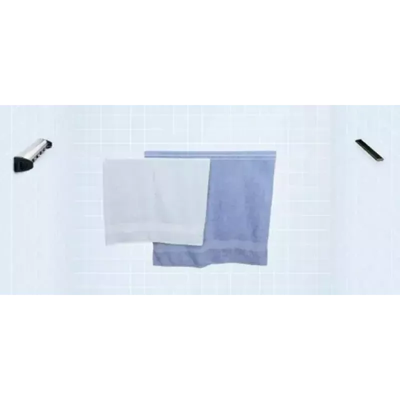 Wandmontabele waslijn Brabantia Pull-Out Drying Lines Set 2 stuks RVS