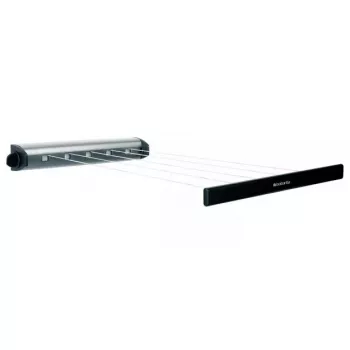 Wandmontabele waslijn Brabantia Pull-Out Drying Lines Set 2 stuks RVS