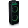 Draagbare luidspreker Lenco PA-210BK – zwart, op batterijen, compacte PA-unit