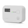 Koolmonoxidemelder Alecto COA3910 — elektrochemische CO-sensor, op batterijen, wit, 110×78×37 mm