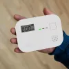 Koolmonoxidemelder Alecto COA3910 — elektrochemische CO-sensor, op batterijen, wit, 110×78×37 mm