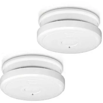 Rookmelder Alecto SA20 3x — 3-pack, optische rookmelders op batterijen, wit