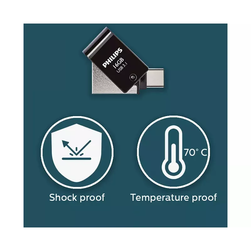 USB-flashdrive Philips 16 GB USB Type-A 3.2 Gen 1 FM16DC152B/00