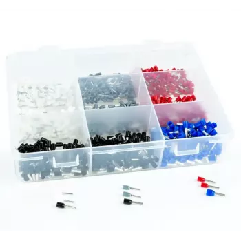 WKK 5431112 assortiment geïsoleerde adereindhulzen, 900 stuks, Telemechanic