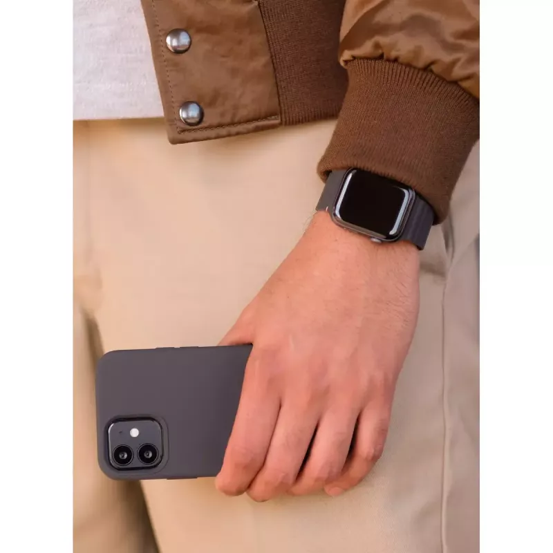 Decoded D21AWS44TS3SCL Charcoal siliconen smartwatch-accessoire