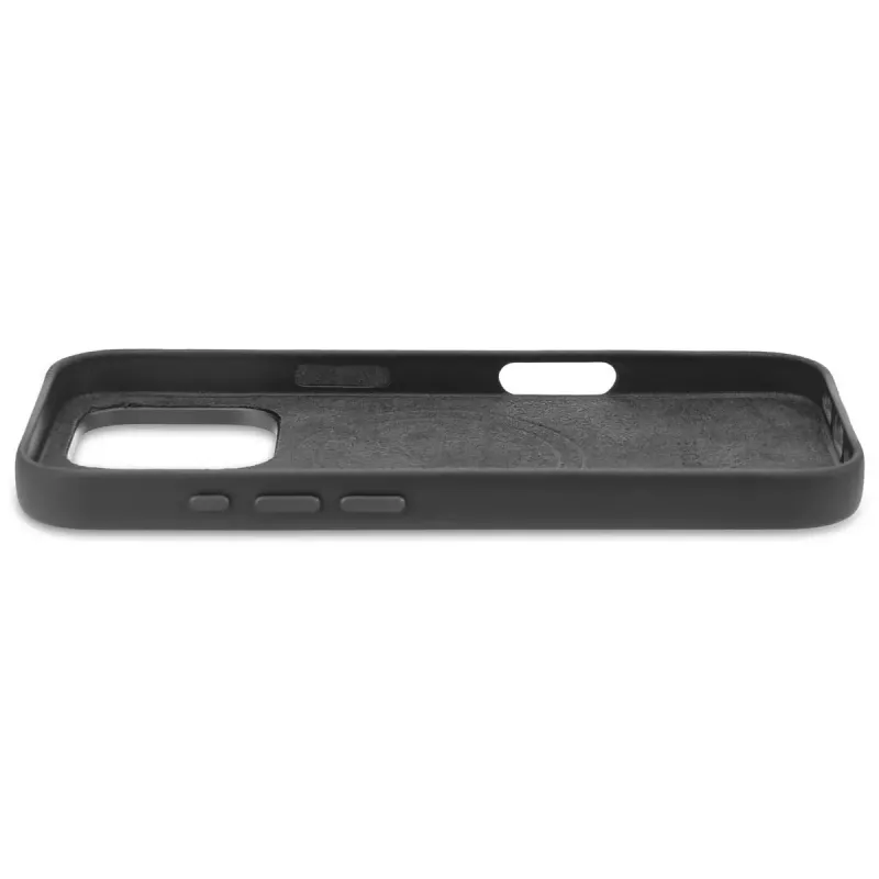 Cover Decoded leren hoes iPhone 16 Pro 6,3 inch zwart