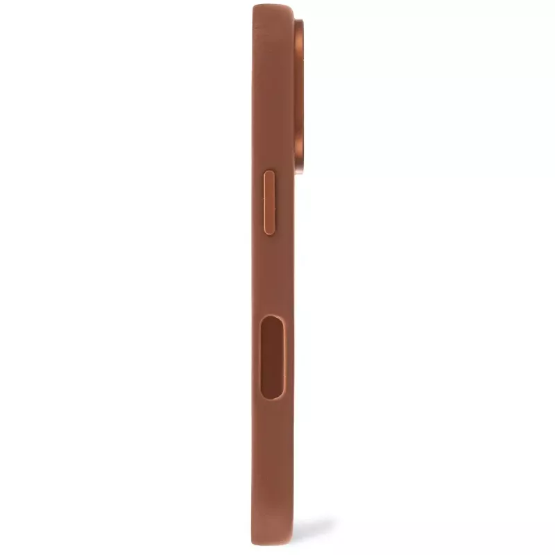 Cover Decoded leren hoes iPhone 16 Pro 6,3 inch bruin