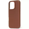 Cover Decoded leren hoes iPhone 16 Pro 6,3 inch bruin