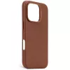 Cover Decoded leren hoes iPhone 16 Pro 6,3 inch bruin