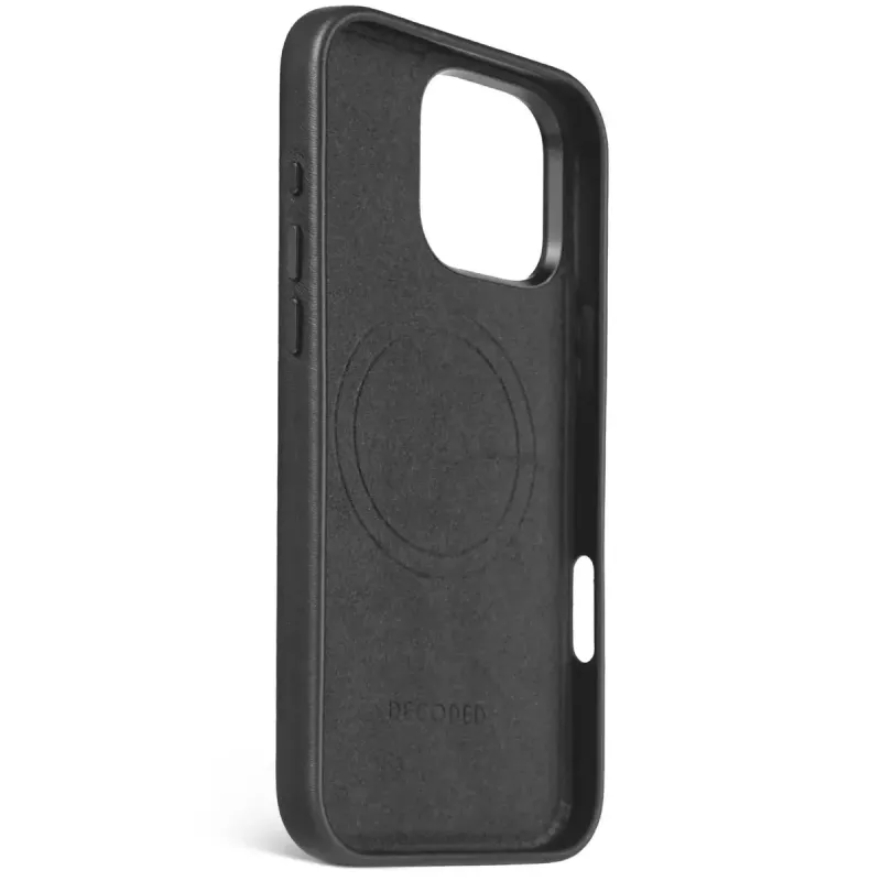 Decoded Leather Case telefoonhoes 17,5 cm 6,9 inch hoes zwart