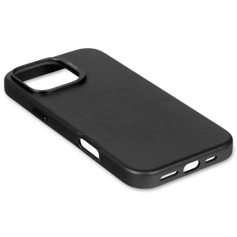 Decoded Leather Case telefoonhoes 17,5 cm 6,9 inch hoes zwart