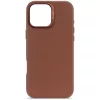 Decoded leren hoes voor iPhone 16 Pro Max 17,5 cm bruin