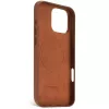 Decoded leren hoes voor iPhone 16 Pro Max 17,5 cm bruin