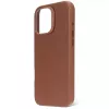 Decoded leren hoes voor iPhone 16 Pro Max 17,5 cm bruin