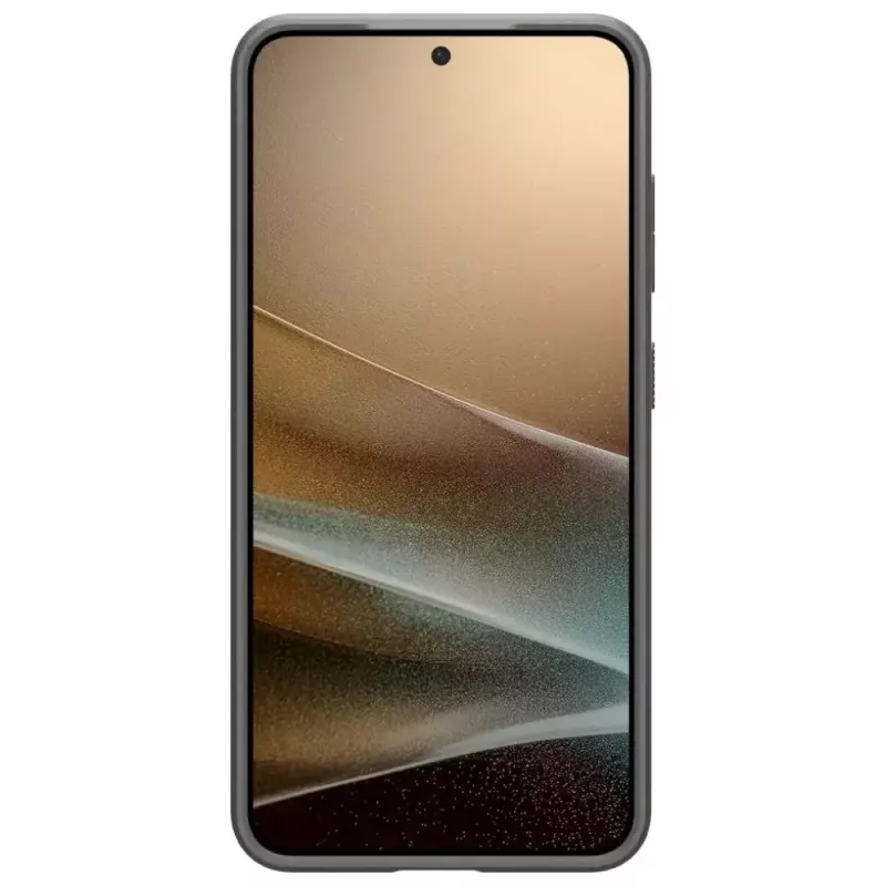 Hoesje Spigen Liquid Air voor Galaxy S25 — Marble grijs, slank, schokabsorberend