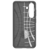 Hoesje Spigen Liquid Air voor Galaxy S25 — Marble grijs, slank, schokabsorberend
