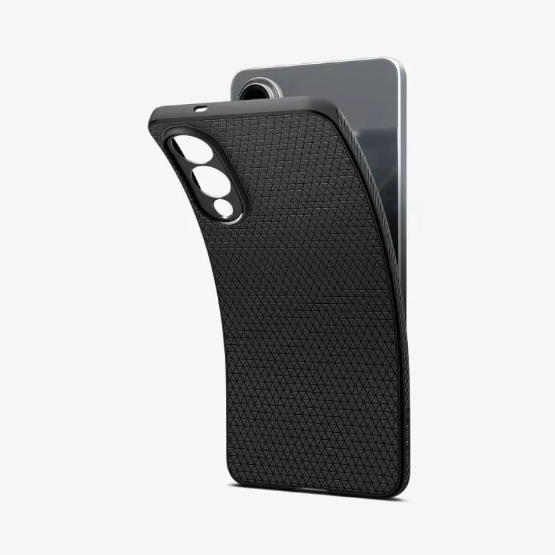 Cover Spigen Galaxy S25 Edge zwart mat monochromatisch