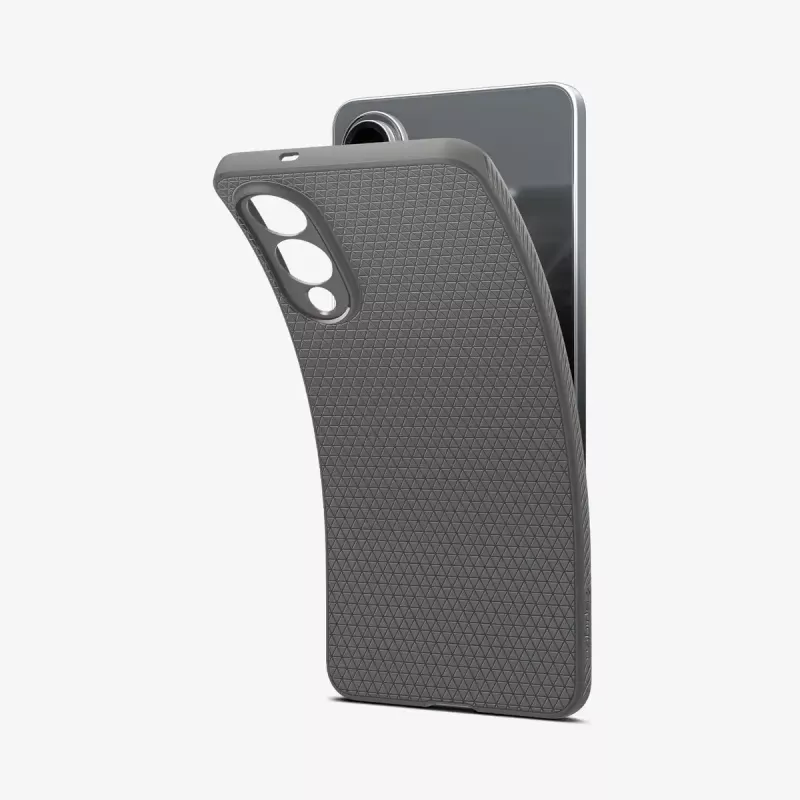 Hoes Spigen Galaxy S25 Edge Marble Gray monochromatic