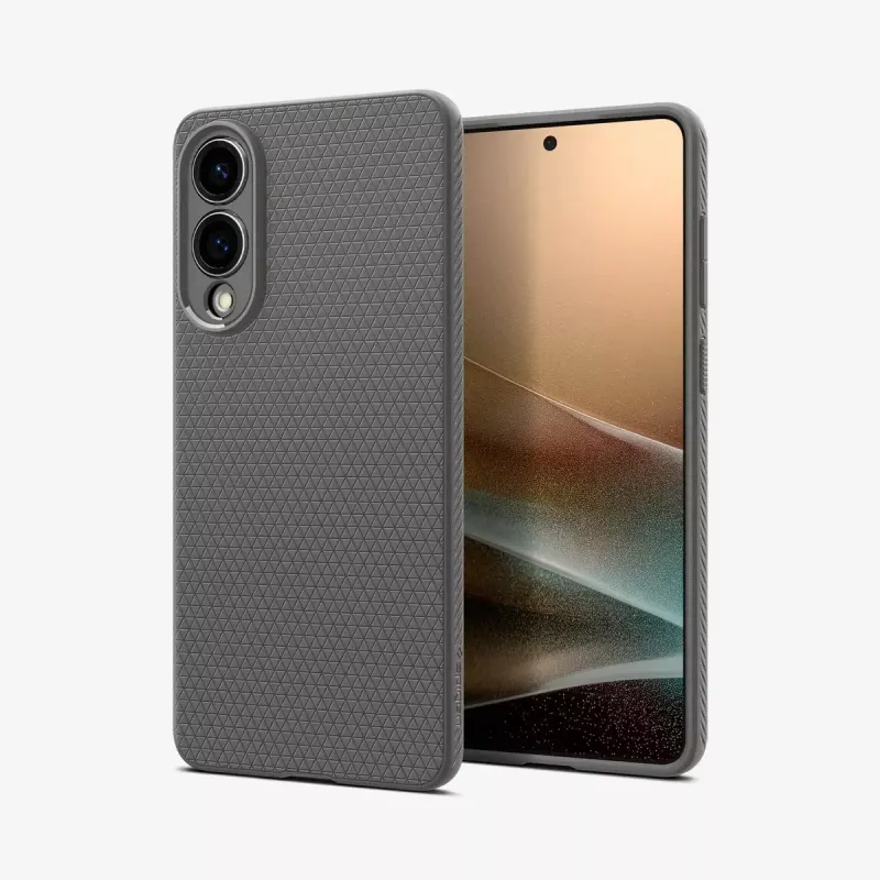 Hoes Spigen Galaxy S25 Edge Marble Gray monochromatic
