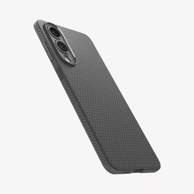 Hoes Spigen Galaxy S25 Edge Marble Gray monochromatic