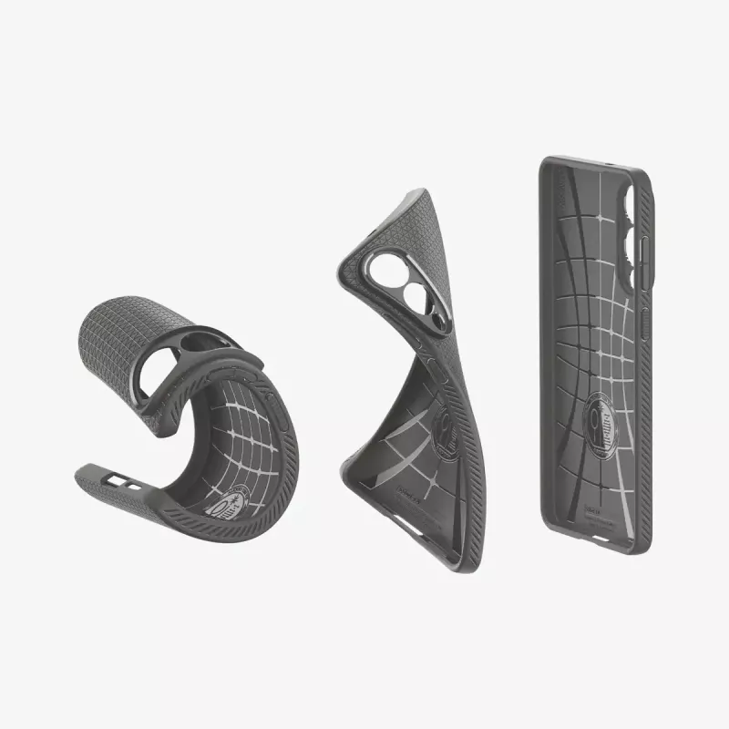 Hoes Spigen Galaxy S25 Edge Marble Gray monochromatic
