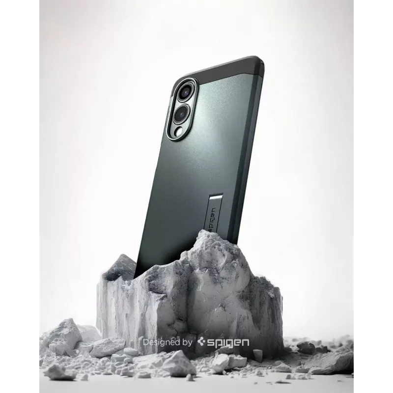 Cover Spigen Galaxy S25 Edge Tough Armor AI Abyss groen