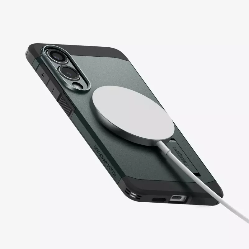 Cover Spigen Galaxy S25 Edge Tough Armor AI Abyss groen