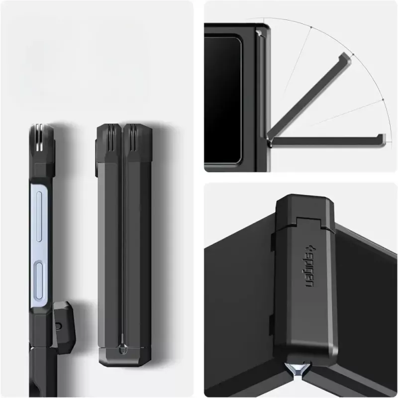 Beschermhoes Spigen Tough Armor Pro Mag voor Galaxy Z Flip 7 FE — zwart