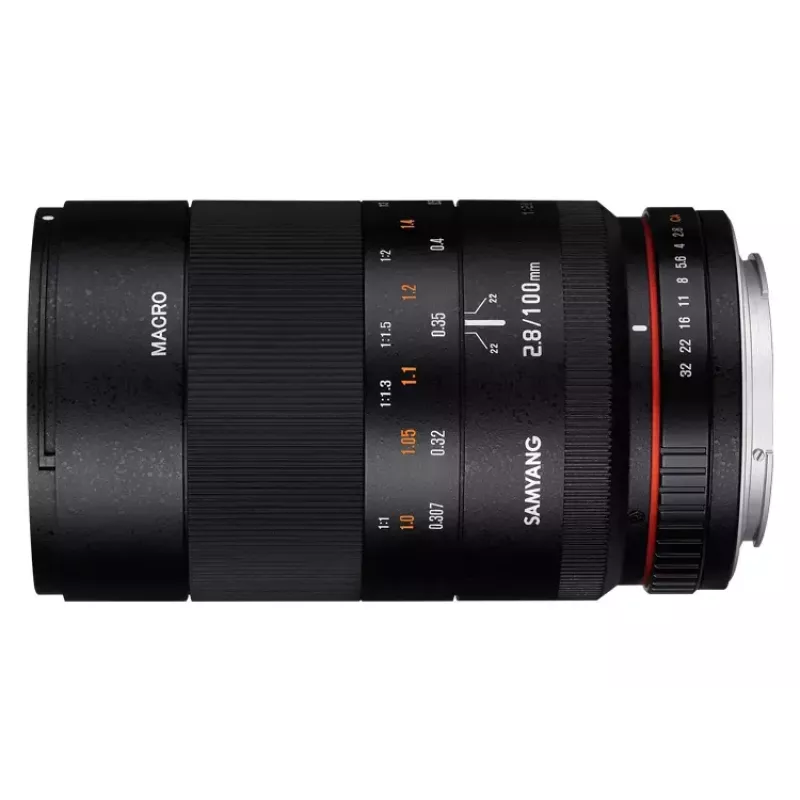 Vast brandpunt objectief Samyang 100mm F2.8 ED UMC MACRO