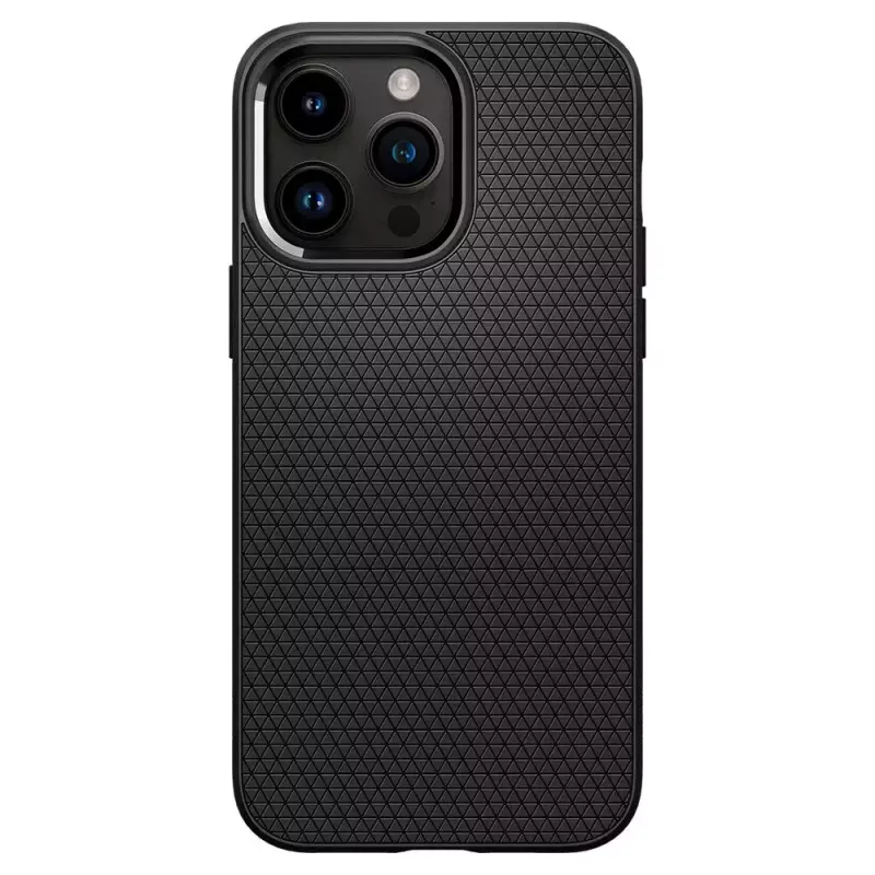 Hoes Spigen Liquid Air iPhone 14 Pro Max 17 cm zwart