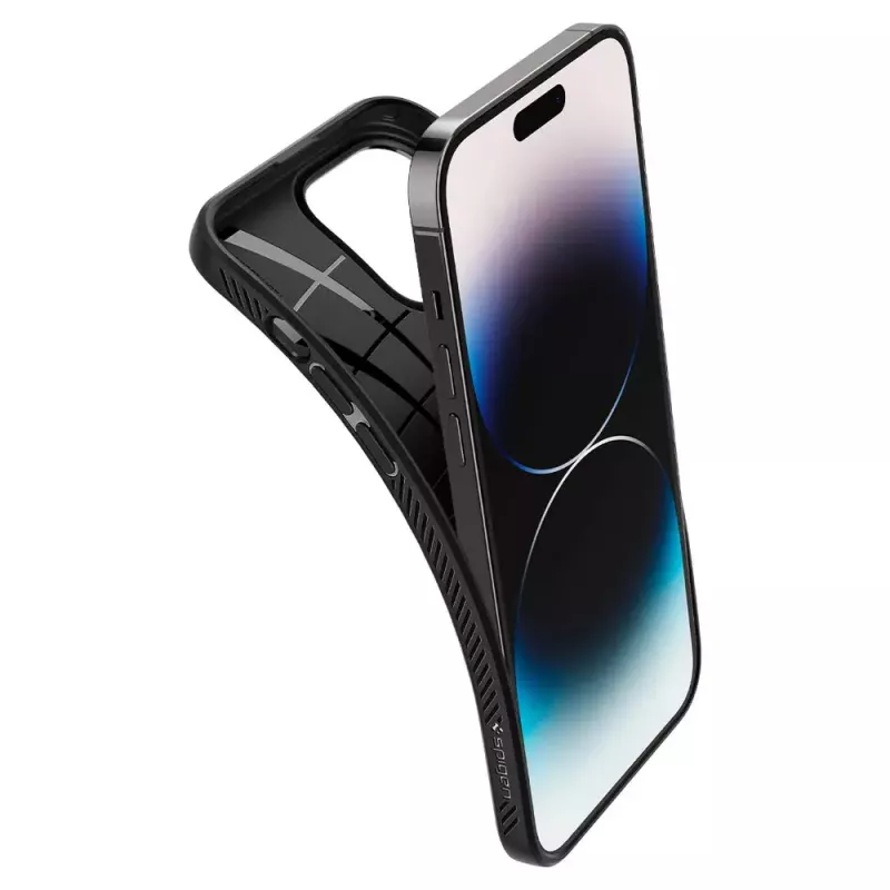Hoes Spigen Liquid Air iPhone 14 Pro Max 17 cm zwart