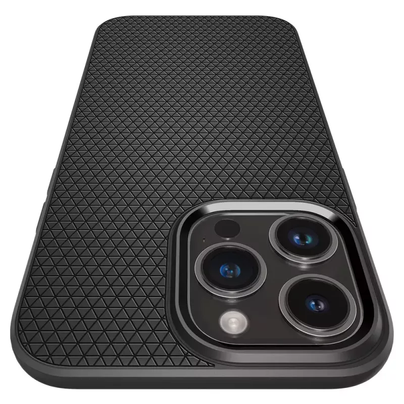 Hoes Spigen Liquid Air iPhone 14 Pro Max 17 cm zwart