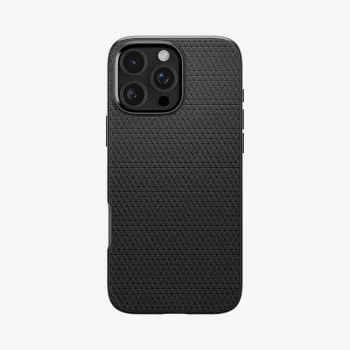 Hoes Spigen Liquid Air iPhone 16 Pro Max 17,5 cm zwart