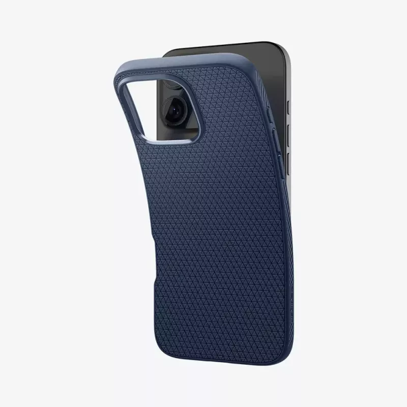 Spigen Liquid Air telefoonhoes hoes navy voor iPhone 16 Pro Max