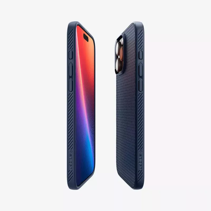 Spigen Liquid Air telefoonhoes hoes navy voor iPhone 16 Pro Max