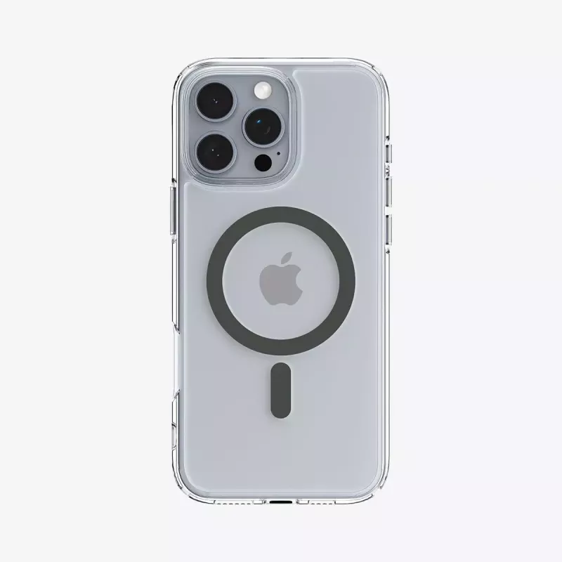 Spigen Ultra Hybrid (MagFit) telefoonhoes 17,5 cm grafiet transparant