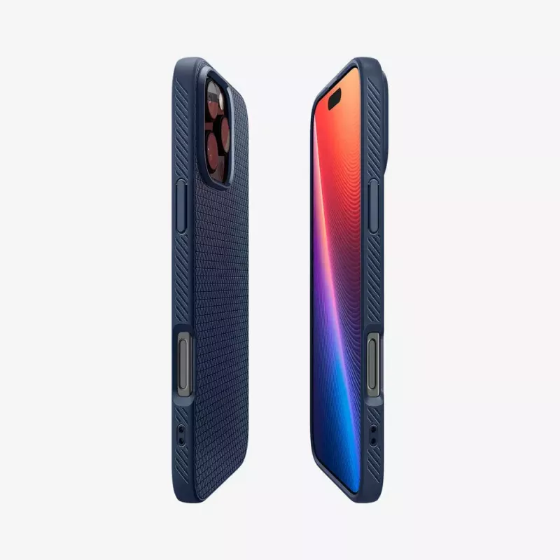 Spigen Liquid Air telefoonhoes hoes navy voor iPhone 16 Pro