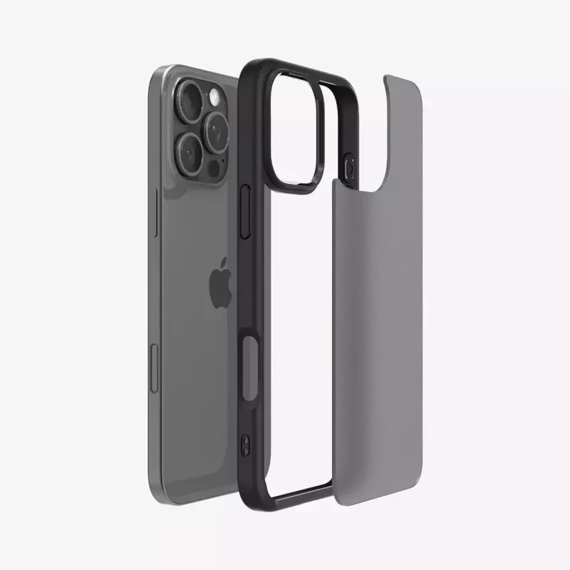 Spigen Ultra Hybrid telefoonhoes zwart voor iPhone 16 Pro 6,3 inch