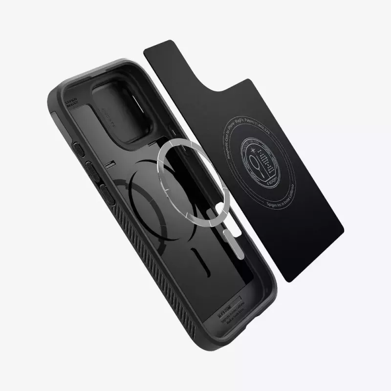 Spigen Optik Armor telefoonhoes hoes zwart voor iPhone 16 Pro