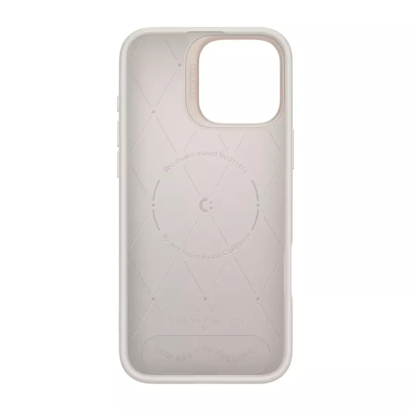 Hoesje CYRILL Kajuk Mag iPhone 16 Pro Max crème monochroom