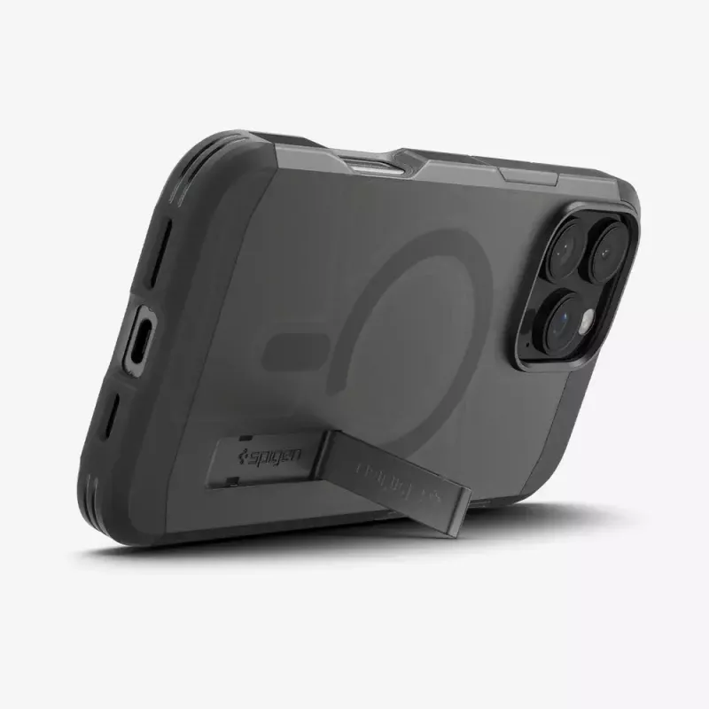 Hoesje Spigen Tough Armor AI MagFit iPhone 16 Pro Max zwart