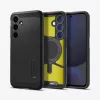 Hoesje Spigen Tough Armor Galaxy S24 FE zwart desktopstandaard