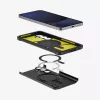 Hoesje Spigen Tough Armor Galaxy S24 FE zwart desktopstandaard