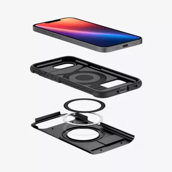 Hoesje Spigen Slim Armor iPhone 16e zwart