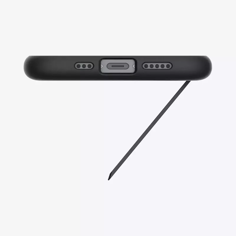 Hoesje Spigen Slim Armor iPhone 16e zwart