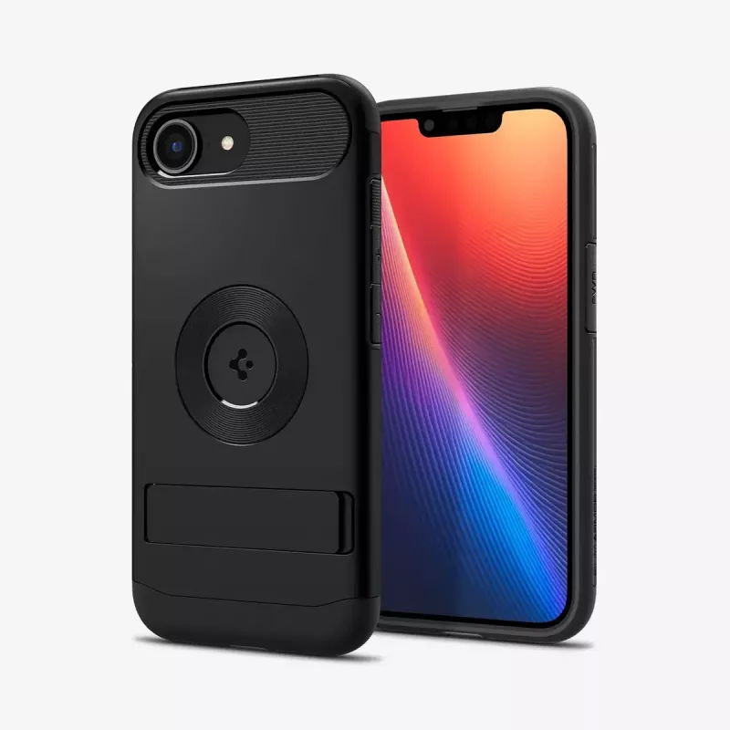 Hoesje Spigen Slim Armor iPhone 16e zwart