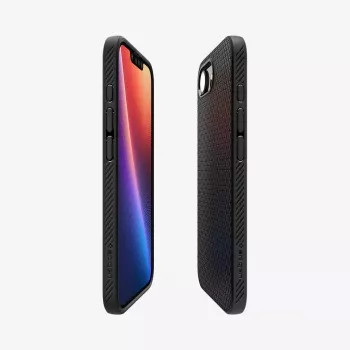 Hoesje Spigen Liquid Air iPhone 16e mat zwart
