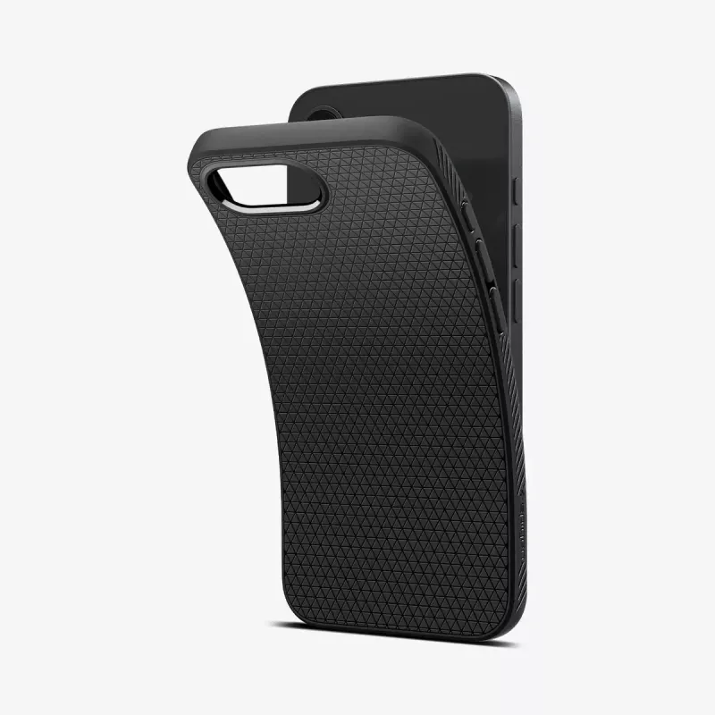 Hoesje Spigen Liquid Air iPhone 16e mat zwart