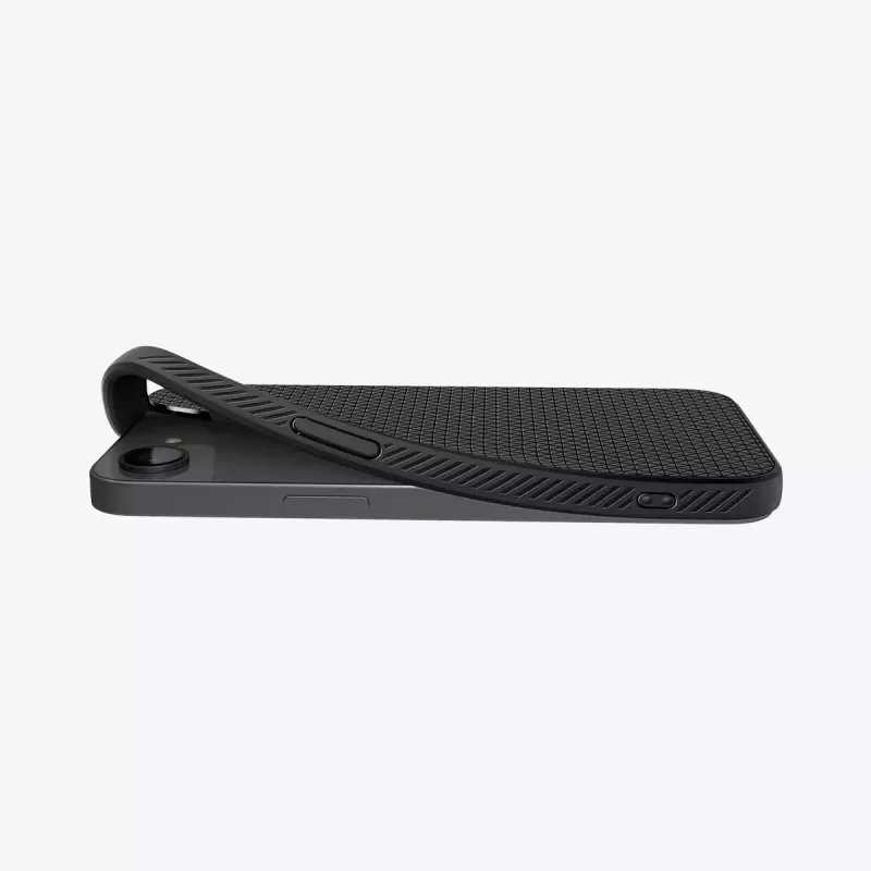 Hoesje Spigen Liquid Air iPhone 16e mat zwart